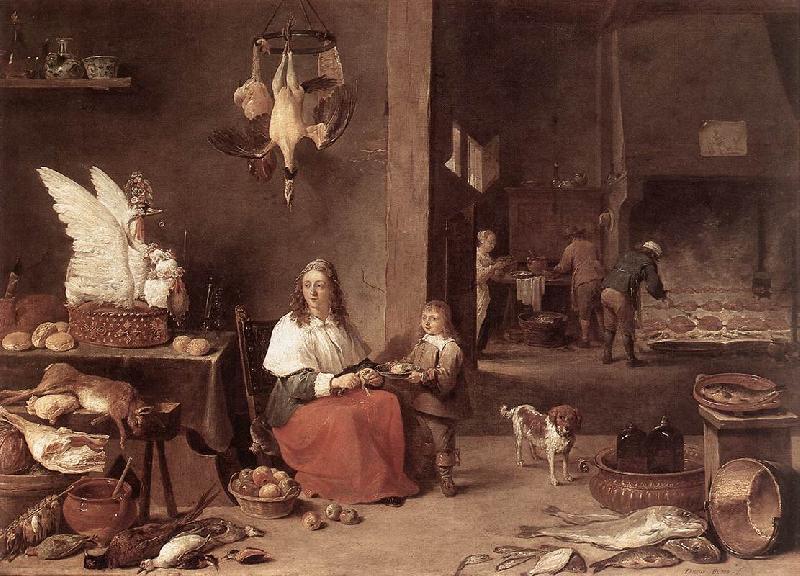 TENIERS, David the Younger Kitchen Scene sg Germany oil painting art